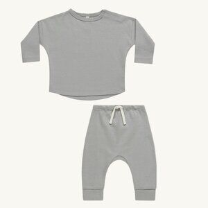 NWT - Quincy Mar ORGANIC Dutsy Blue set